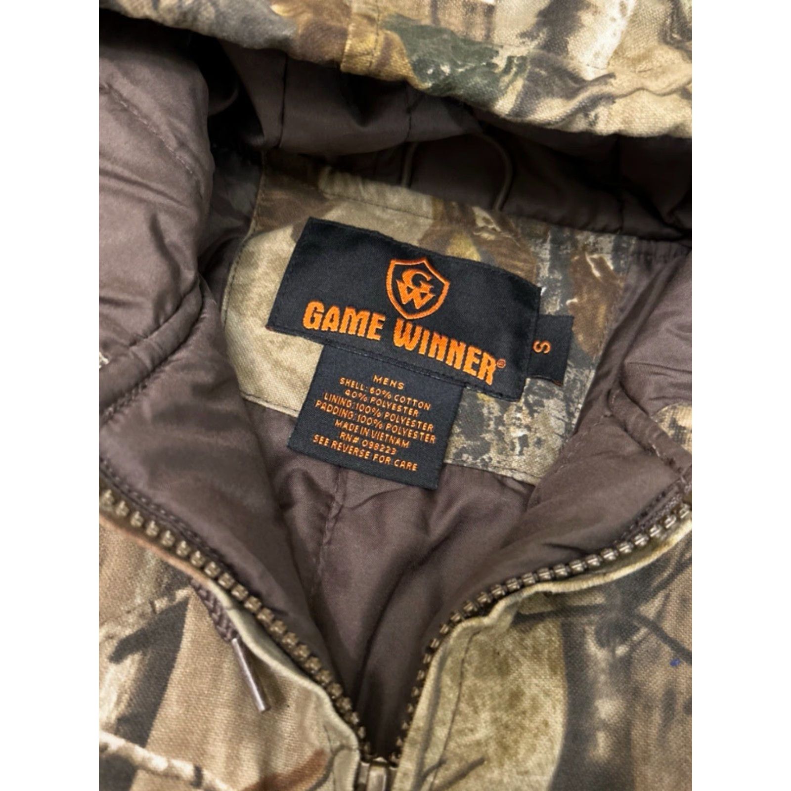 Realtree VINTAGE 90s Y2K Realtree Hunter Work Wear Detroit Hoodie Jacket Canvas Mens Sz S Size US S / EU 44-46 / 1 - 3 Thumbnail