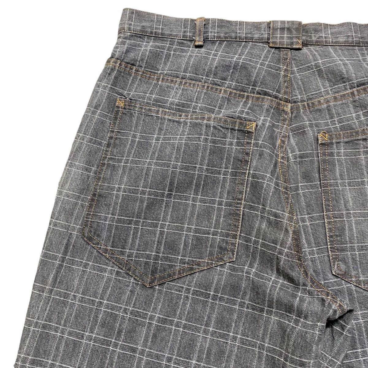 Vintage Vintage School Of Hard Knocks X Hoodlum Denim Baggy Jeans Size US 34 / EU 50 - 12 Thumbnail