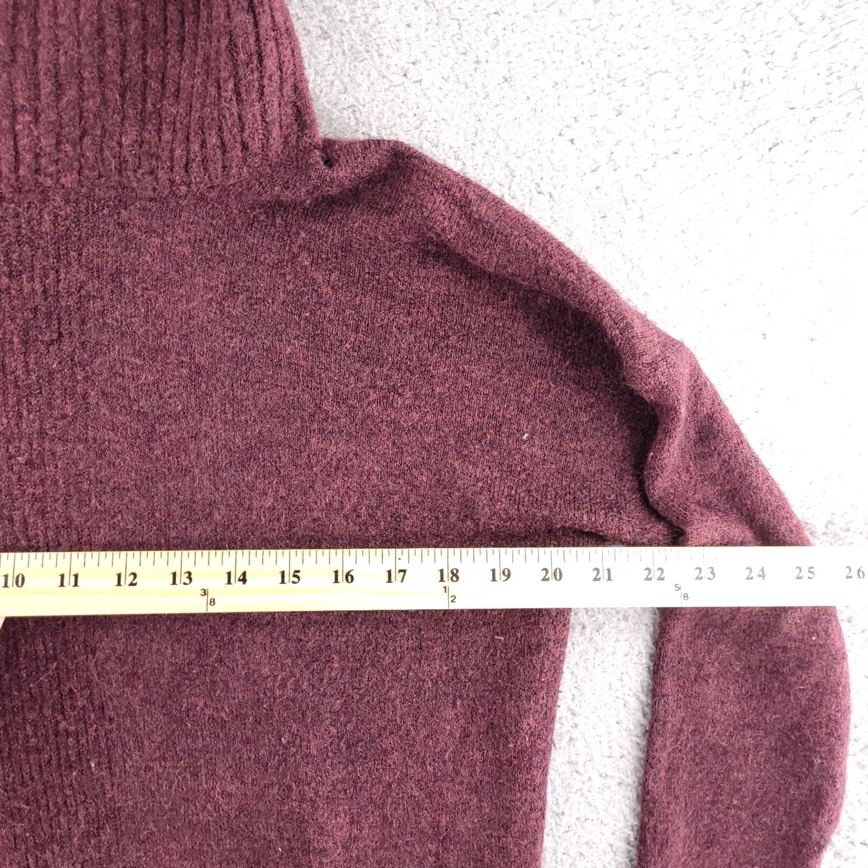 Banana Republic Banana Republic Sweater Womens Medium Red Turtleneck Knit Stretch Pullover Knitwear MensN/A Size M / US 6-8 / IT 42-44 - 7 Thumbnail