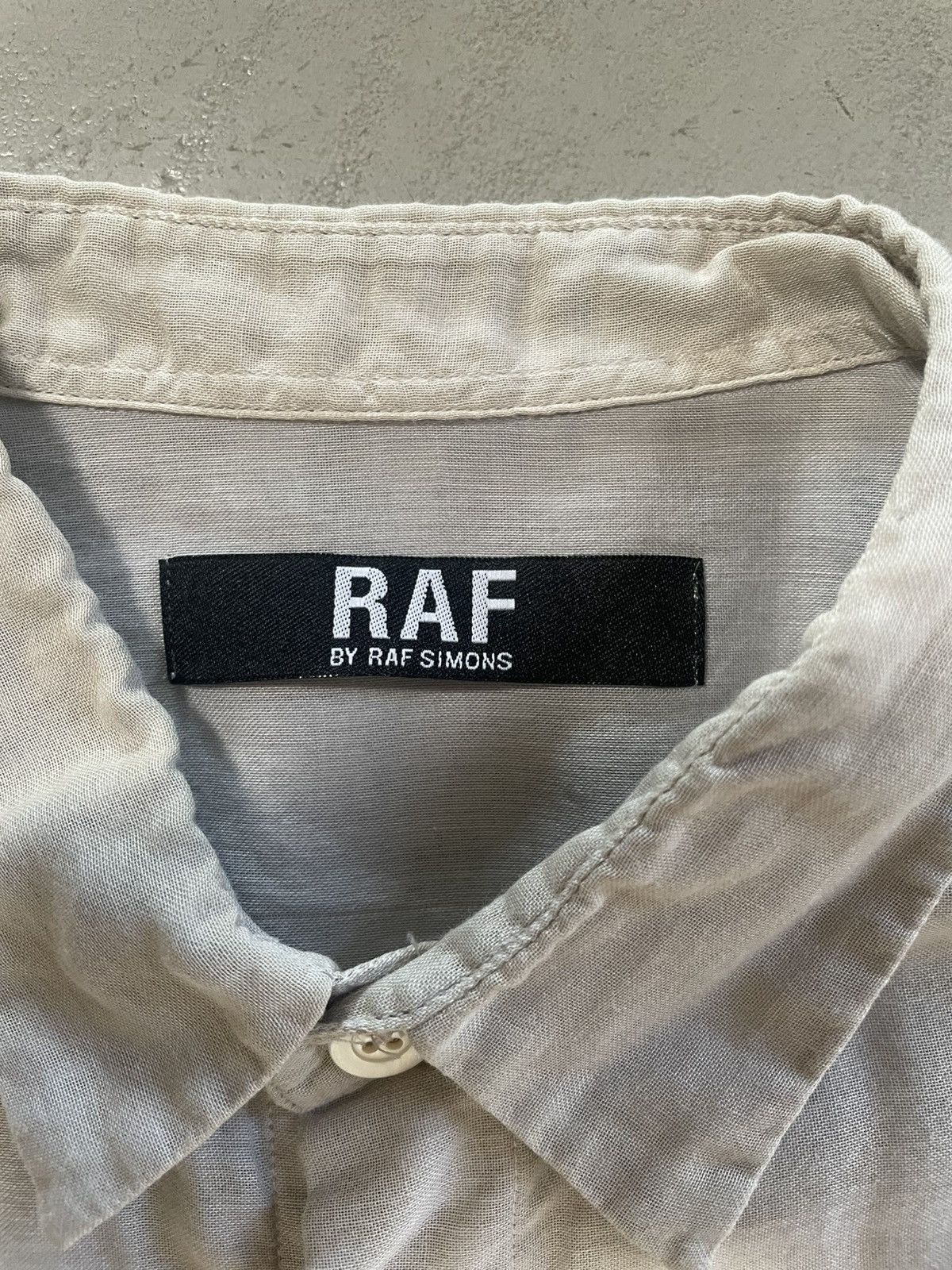 Raf by Raf Simons RAF by RAF Simons Vintage Button Down Short Sleeve Shirt Size US S / EU 44-46 / 1 - 6 Thumbnail