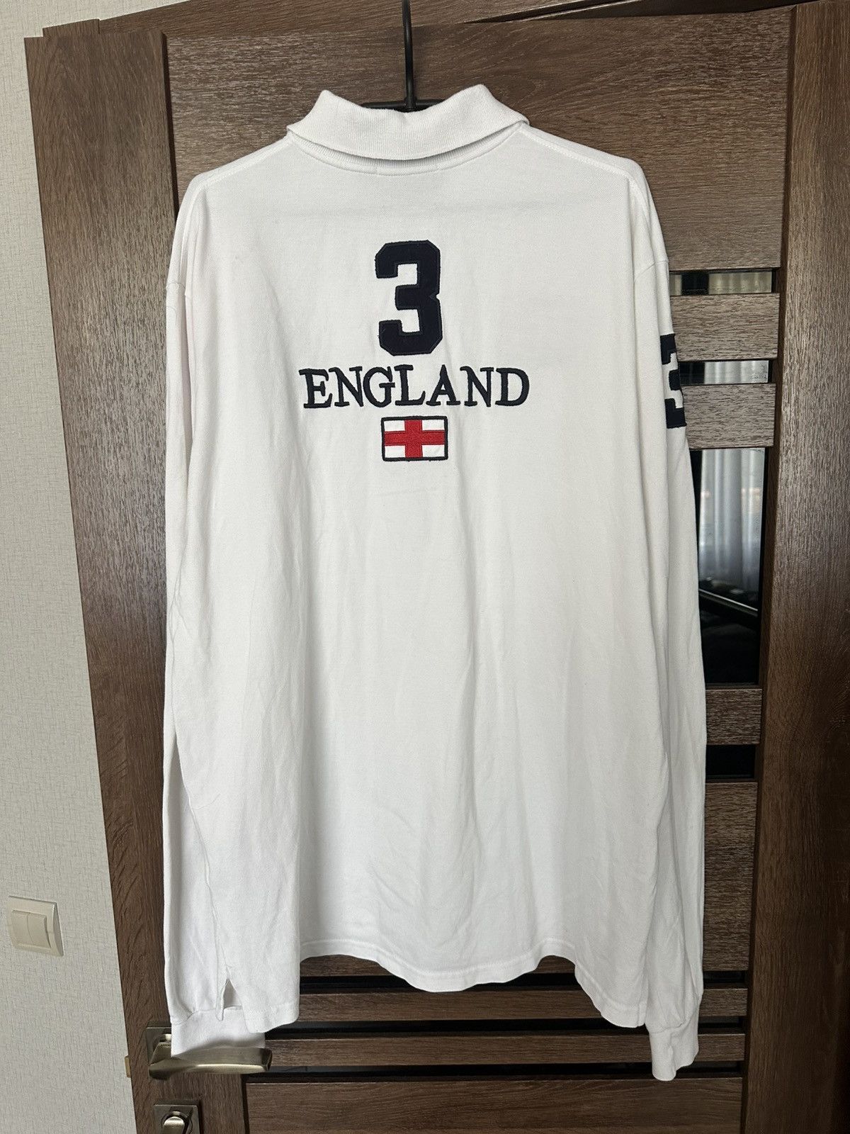 Polo Ralph Lauren Ralph Lauren England Polo RL Long Sleeve T-Shirt Vintage 90s Size US XXL / EU 58 / 5 - 6 Thumbnail