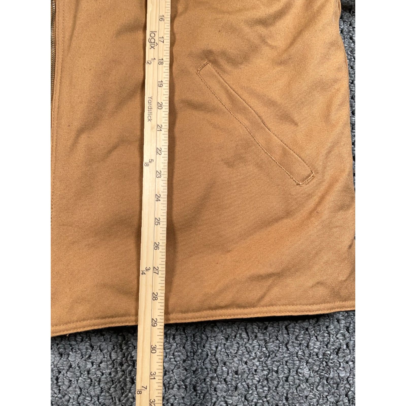 MILLY Menards Old Mill Canvas Zip Up Vest Bomber Jacket Short Casual Size US XXL / EU 58 / 5 - 7 Thumbnail