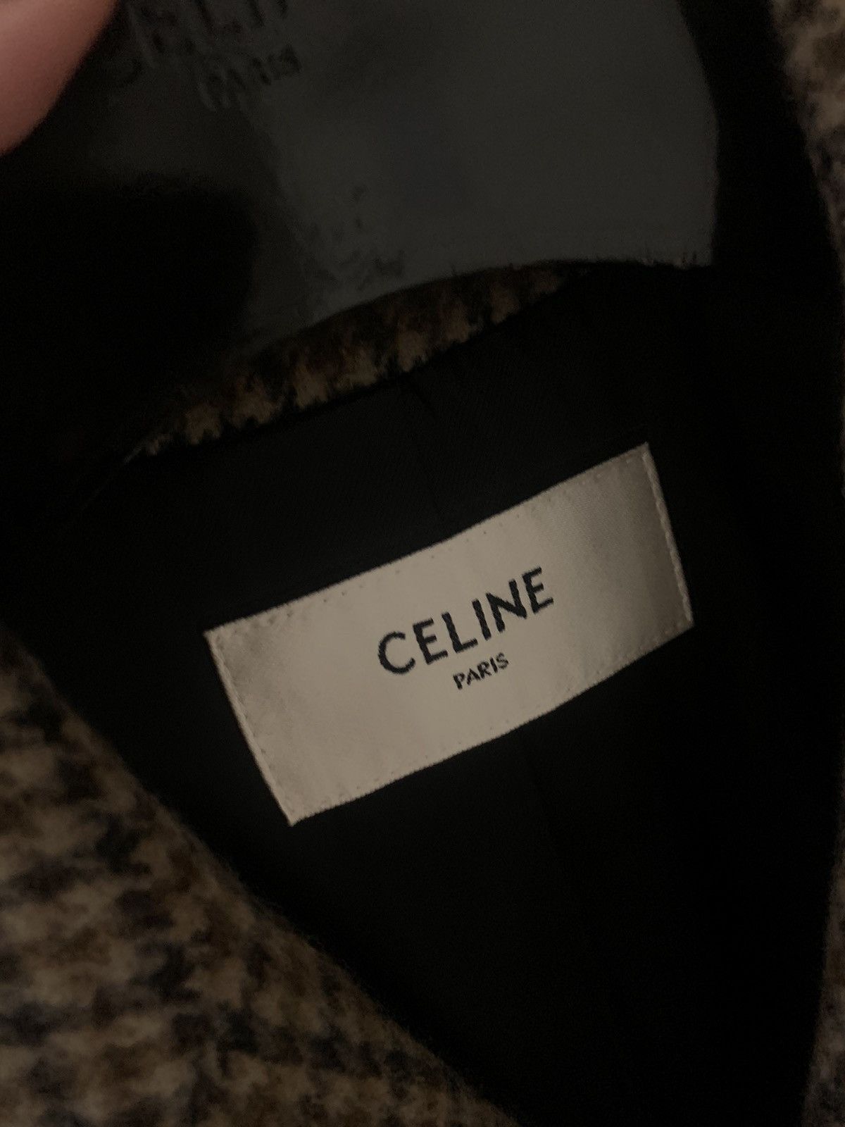 Celine Celine 2019FW Houndstooth Mac coat Size US M / EU 48-50 / 2 - 3 Thumbnail