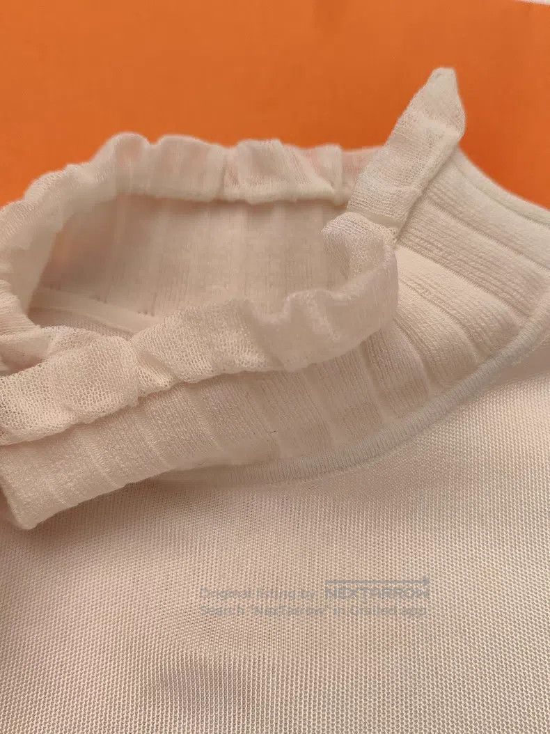 Hermes Hermes Mulberry silk base layer top Size XS / US 0-2 / IT 36-38 - 7 Thumbnail