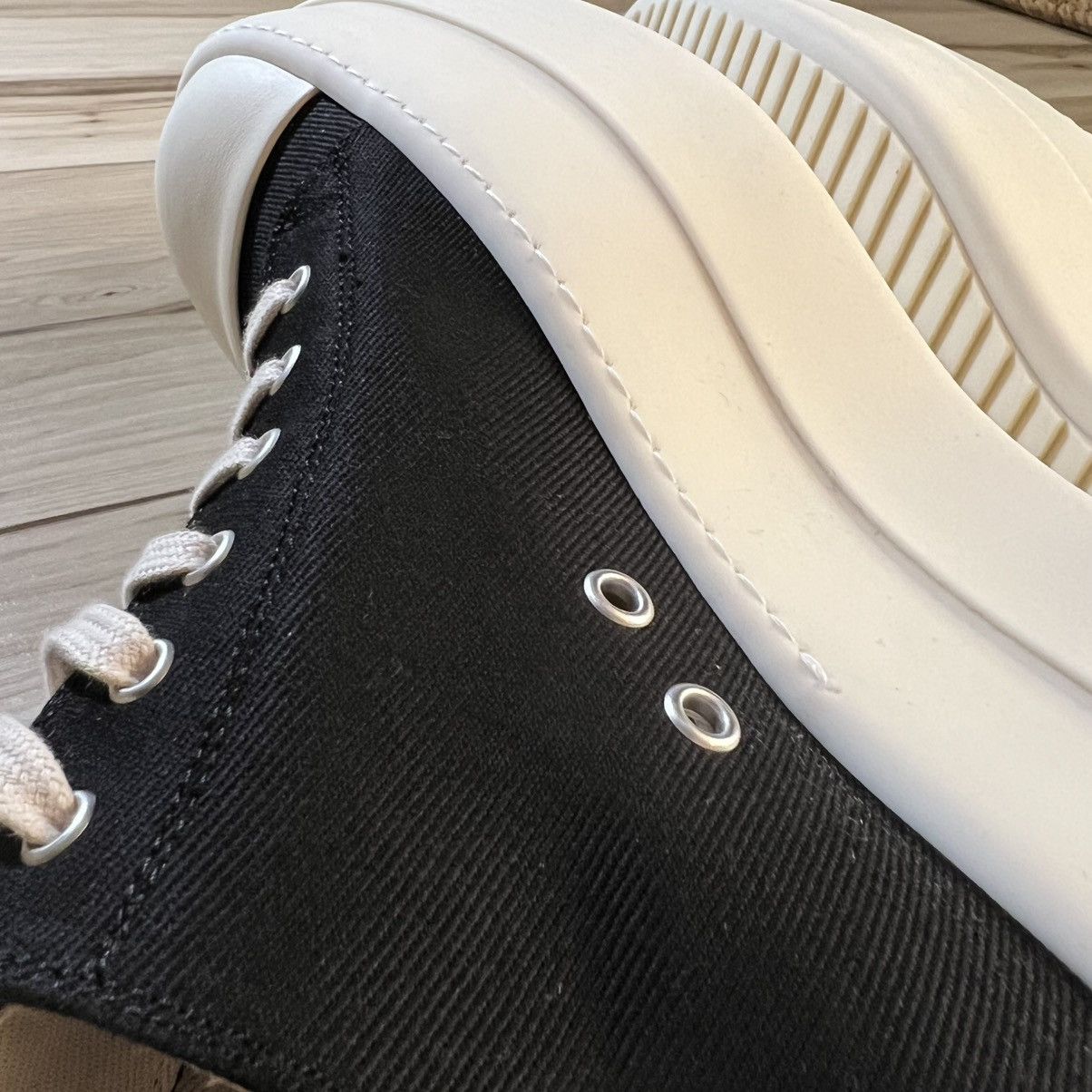 Rick Owens Drkshdw Rick Owens DRKSHDW Double Bumper Ramones Low Canvas Sneaker Size US 12 / EU 45 - 7 Thumbnail