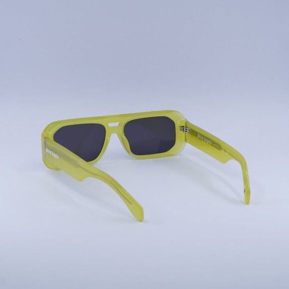 Palm Angels Palm Angels PERI102 WILLOW 1807 Sunglasses Yellow Rectangle Size ONE SIZE - 4 Thumbnail