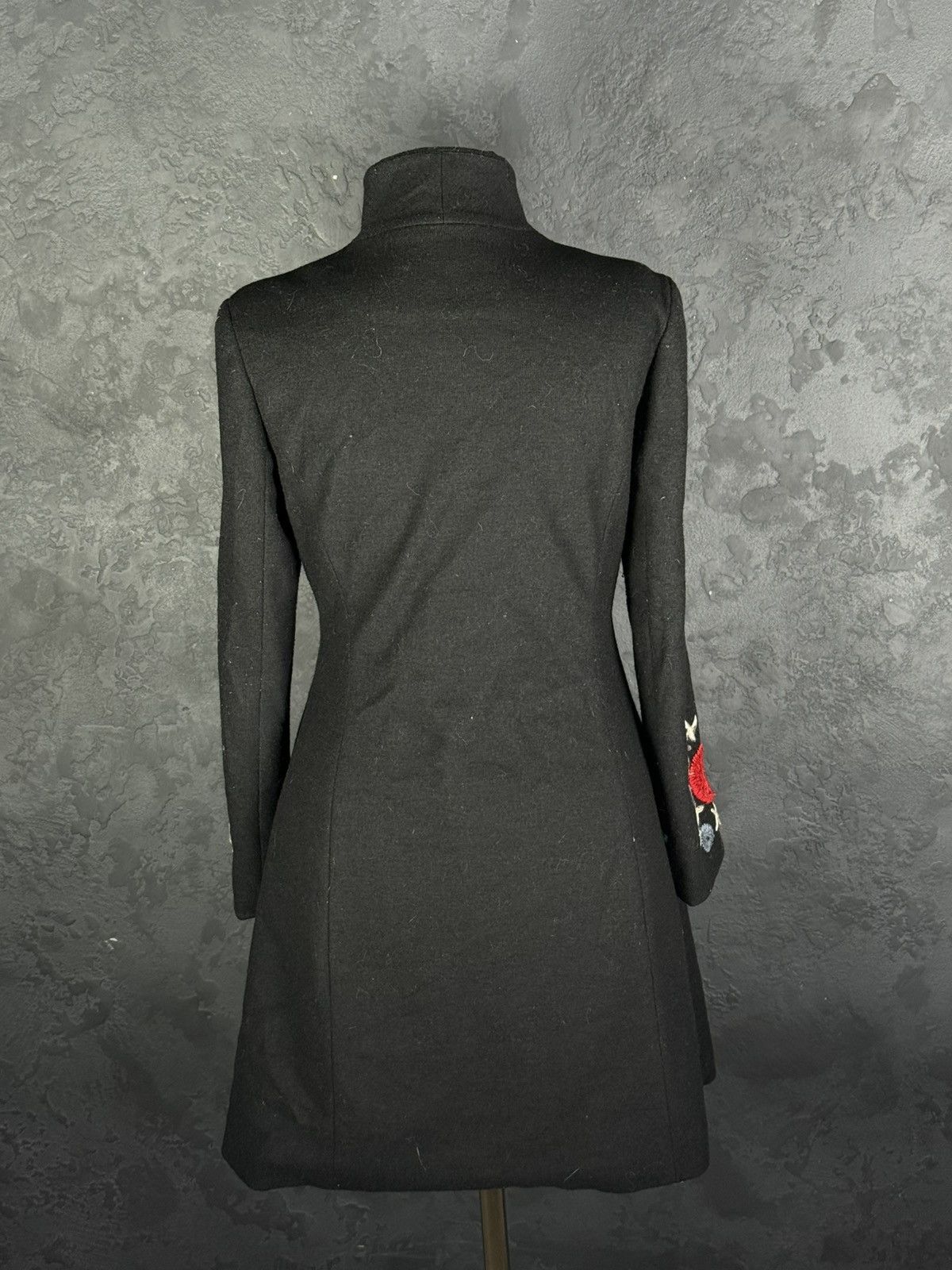 Miu Miu Miu Miu Vintage Embroidered Coat 2000’s Wool Coat Size XS / US 0-2 / IT 36-38 - 9 Thumbnail