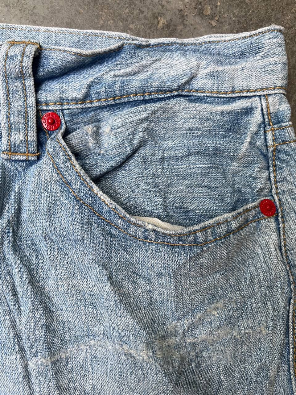 Other CO & LU STRAIGHT CUT JEANS SMALL DISTRESSED Size US 36 / EU 52 - 9 Thumbnail