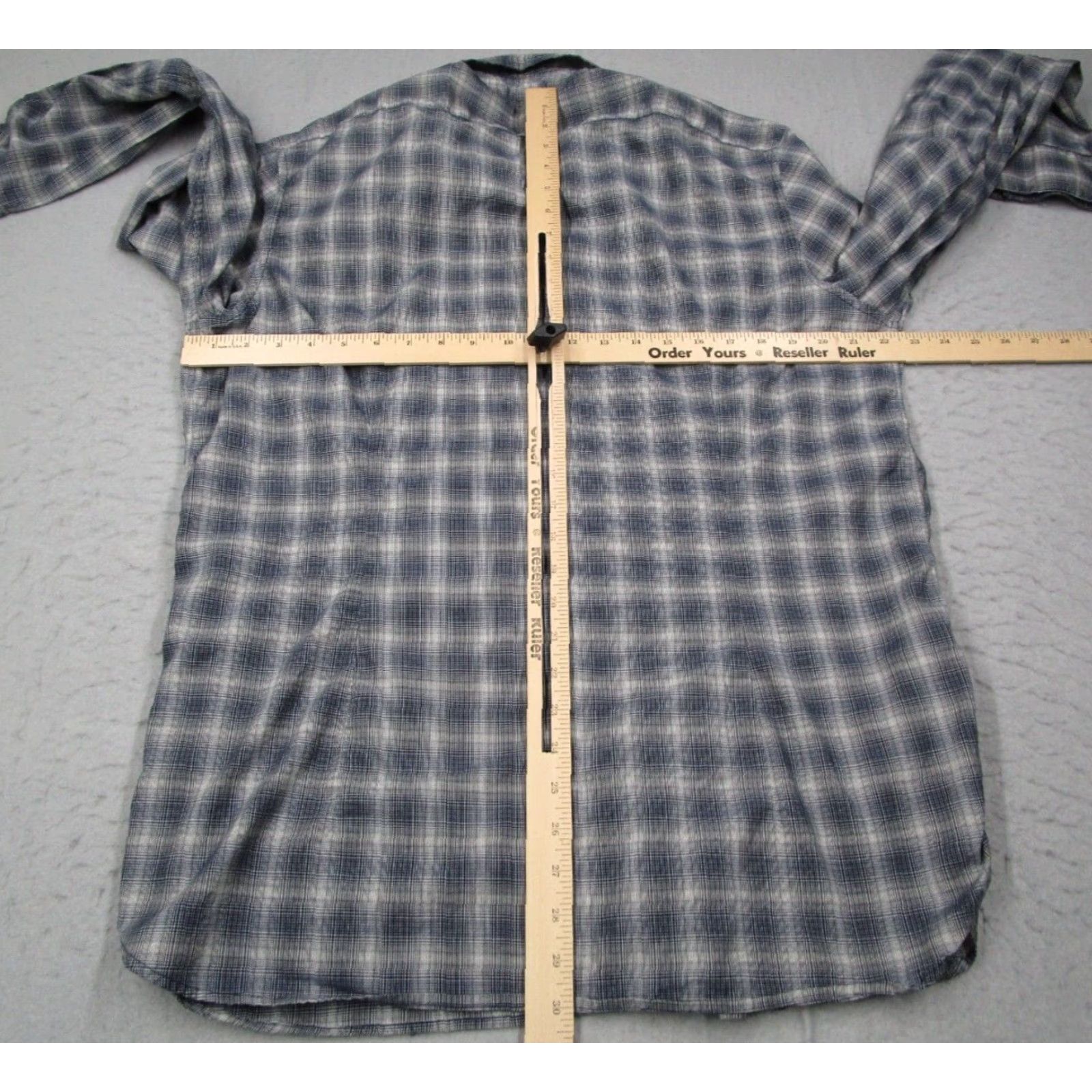 John Varvatos VINTAGE John Varvatos Star USA Shirt Men XL Blue Geometric Button Up Long Sleeve Casual Size US XL / EU 56 / 4 - 6 Thumbnail