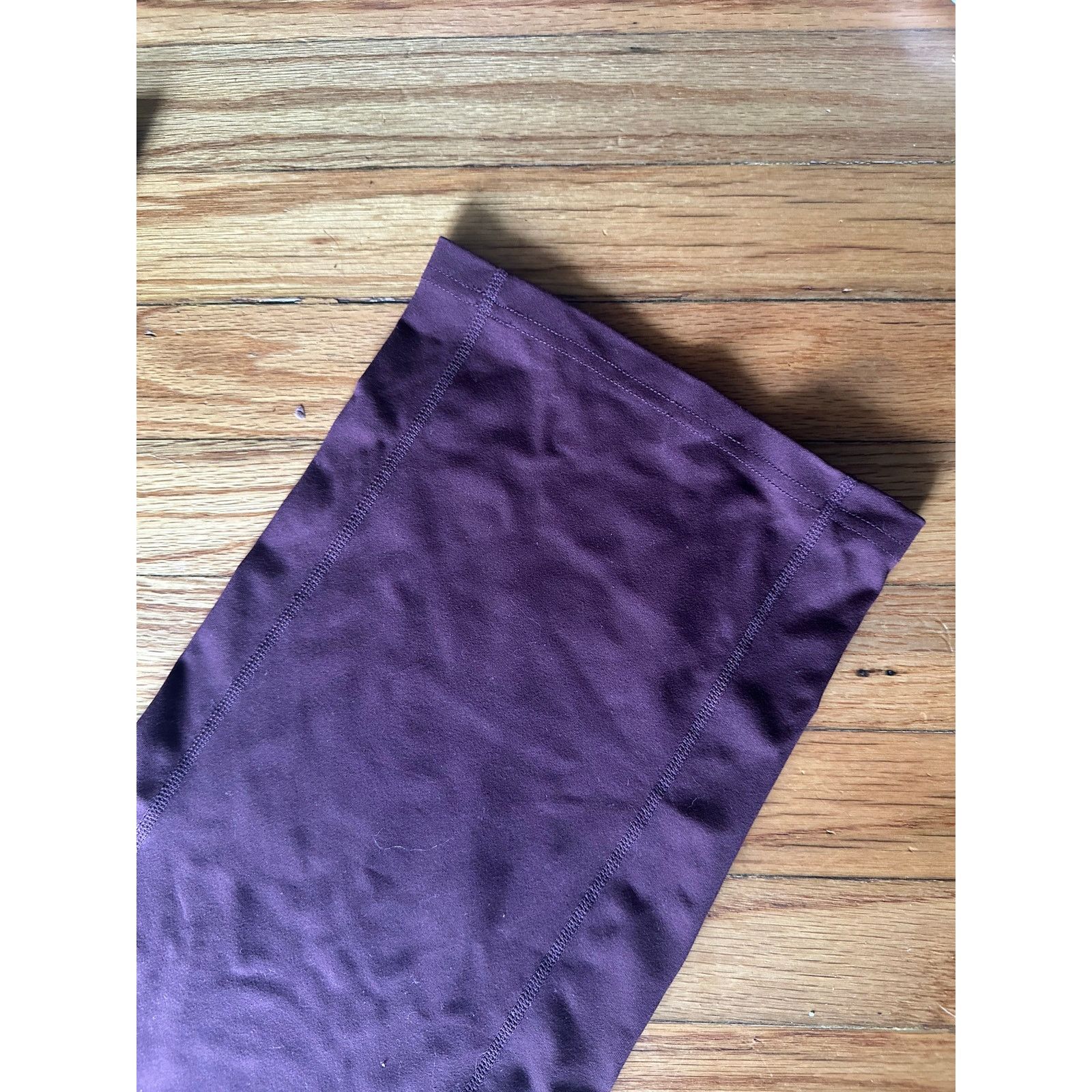 SKECHERS Skechers Go Walk High-Waisted Straight-Leg Yoga Pants Plum Size 28" / US 6 / IT 42 - 2 Thumbnail