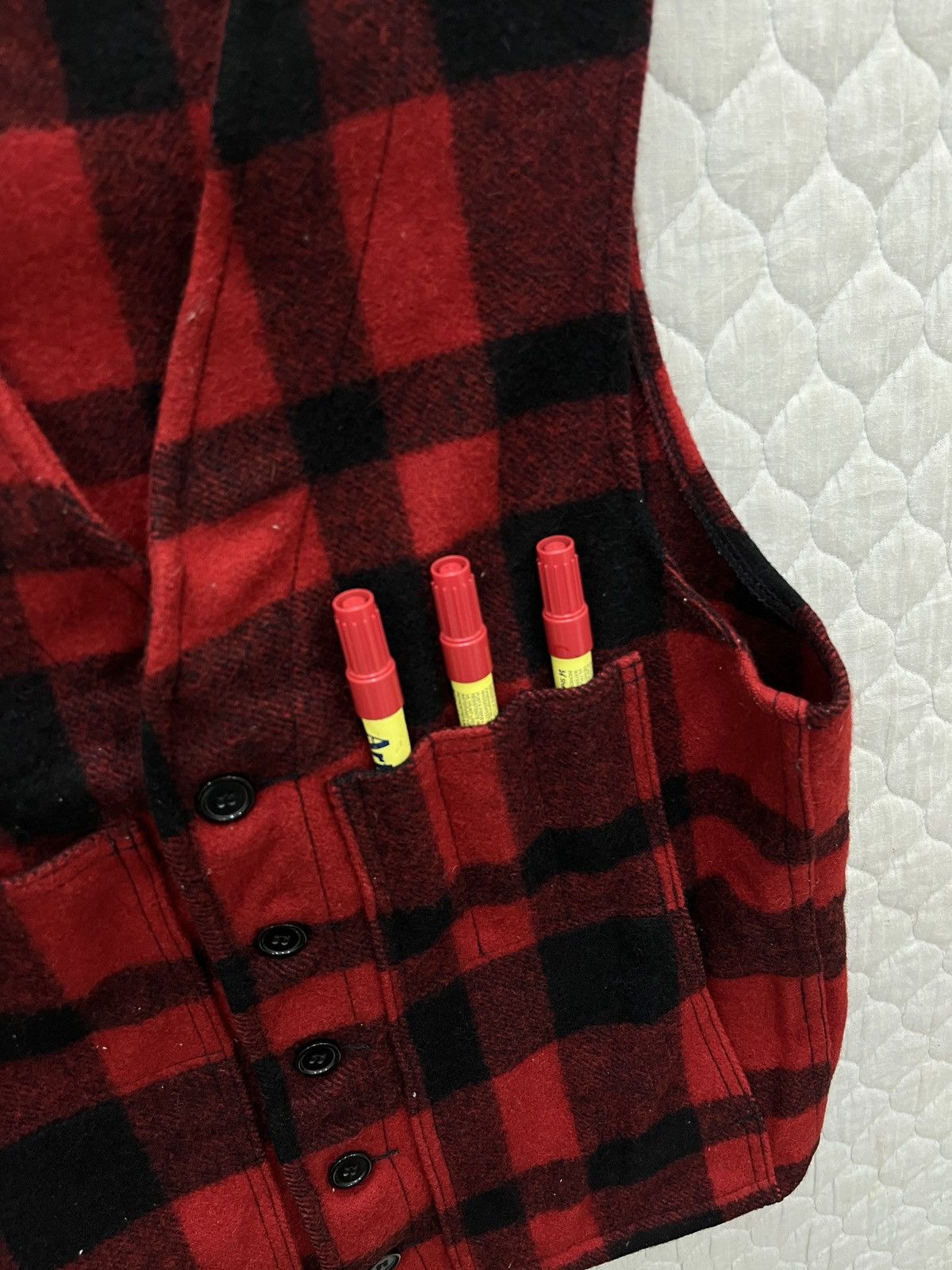🔥🔥🔥STEALS VINTAGE FILSON MACKINAW WOOL VEST STYLE 20