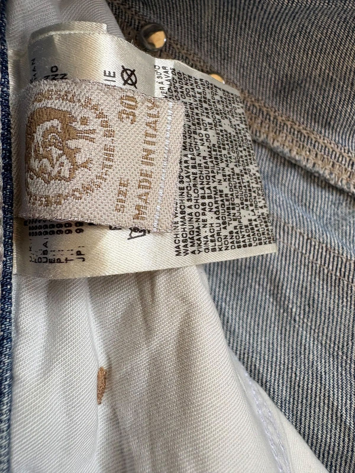 Diesel Vintage Italy Diesel Poiak Mud Wash Distressed Loose Jeans Size US 32 / EU 48 - 10 Thumbnail