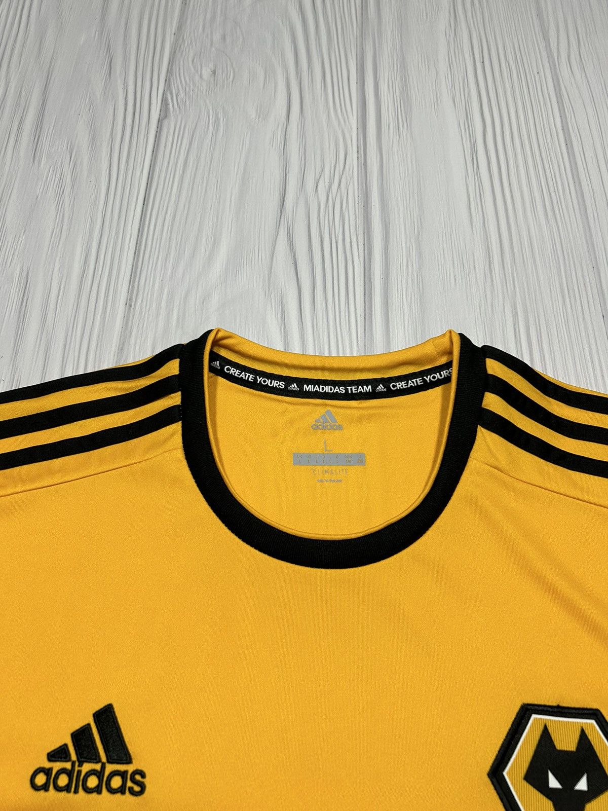 Adidas Wolverhampton 2018/19 Adidas Soccer Jersey Size L Size US L / EU 52-54 / 3 - 5 Thumbnail