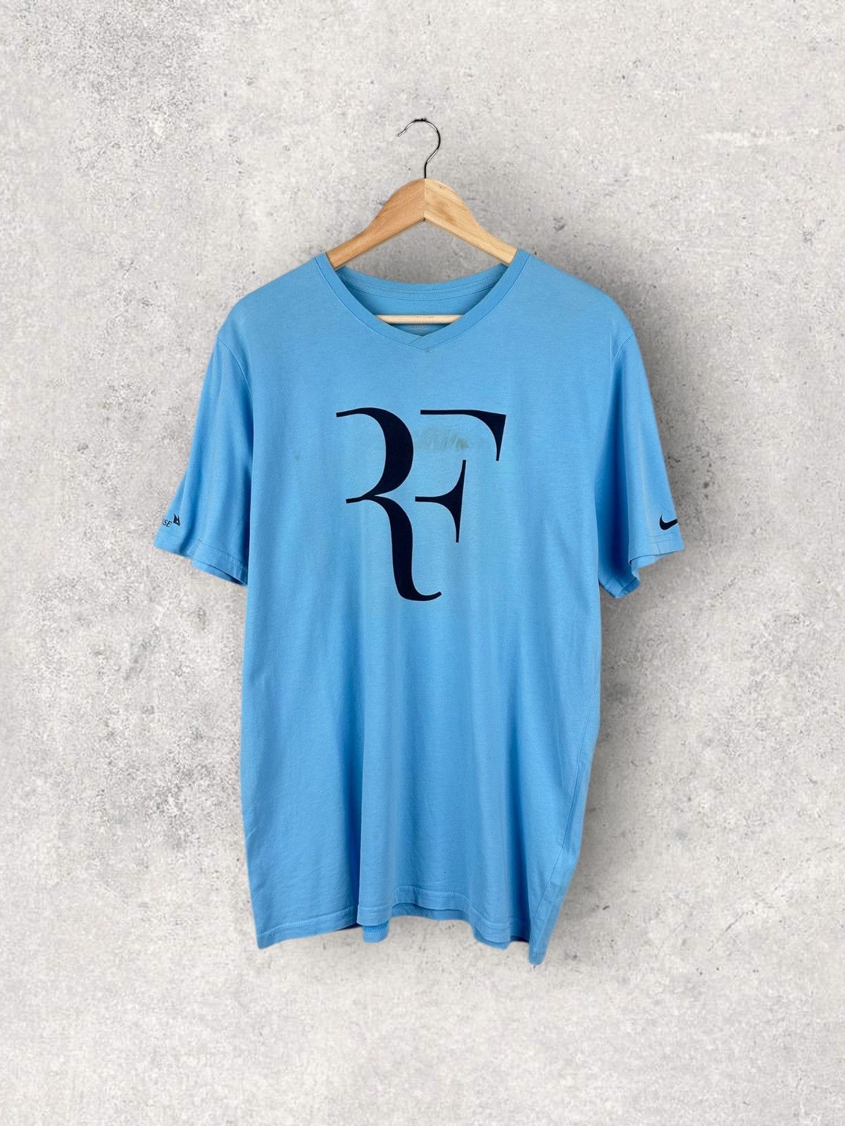 Nike Nike Roger Federer Box Logo Tee Oversized Streetwear Size US L / EU 52-54 / 3 - 1 Thumbnail