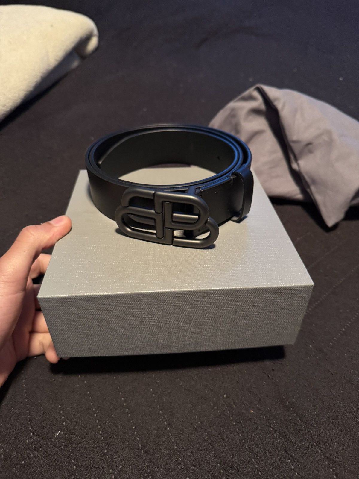 Balenciaga Balenciaga 3B Logo Belt | Grailed