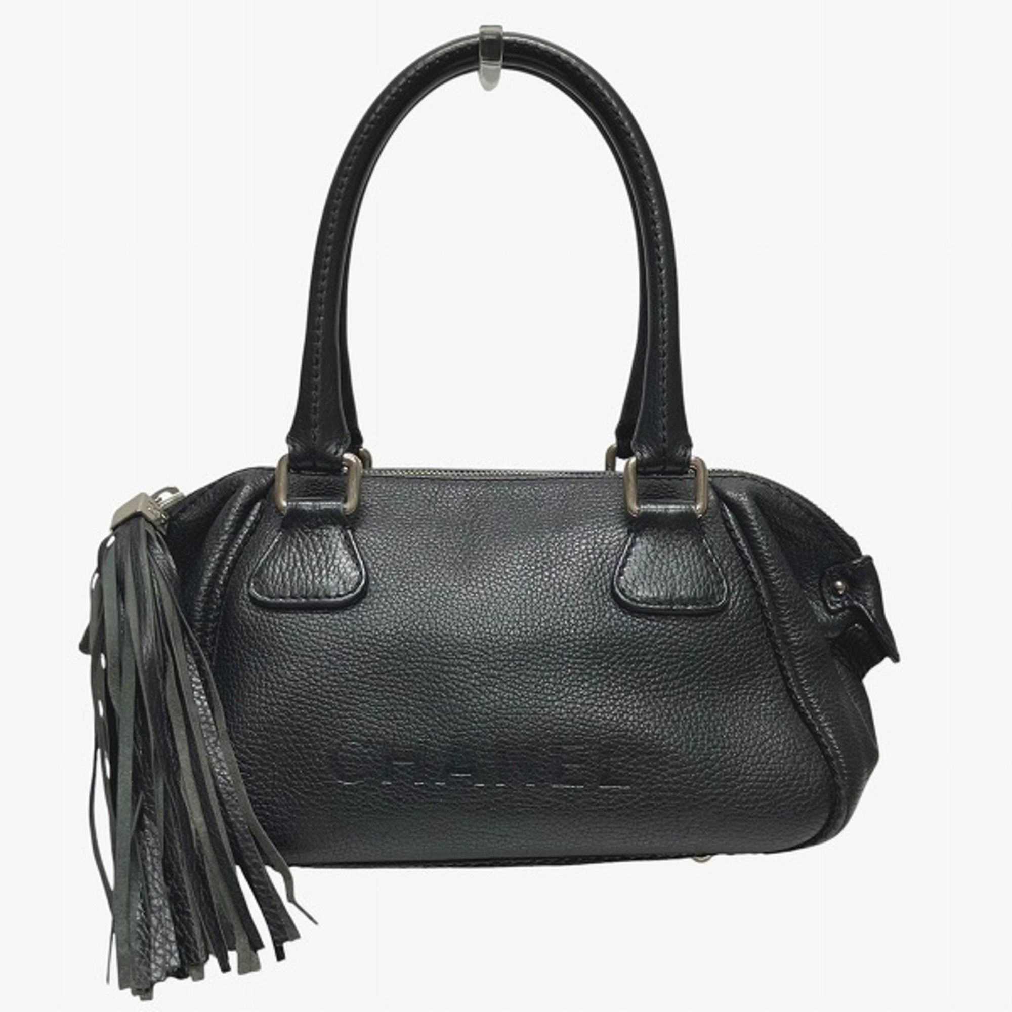 Chanel Mini Boston Bag Shoulder For Women in Black