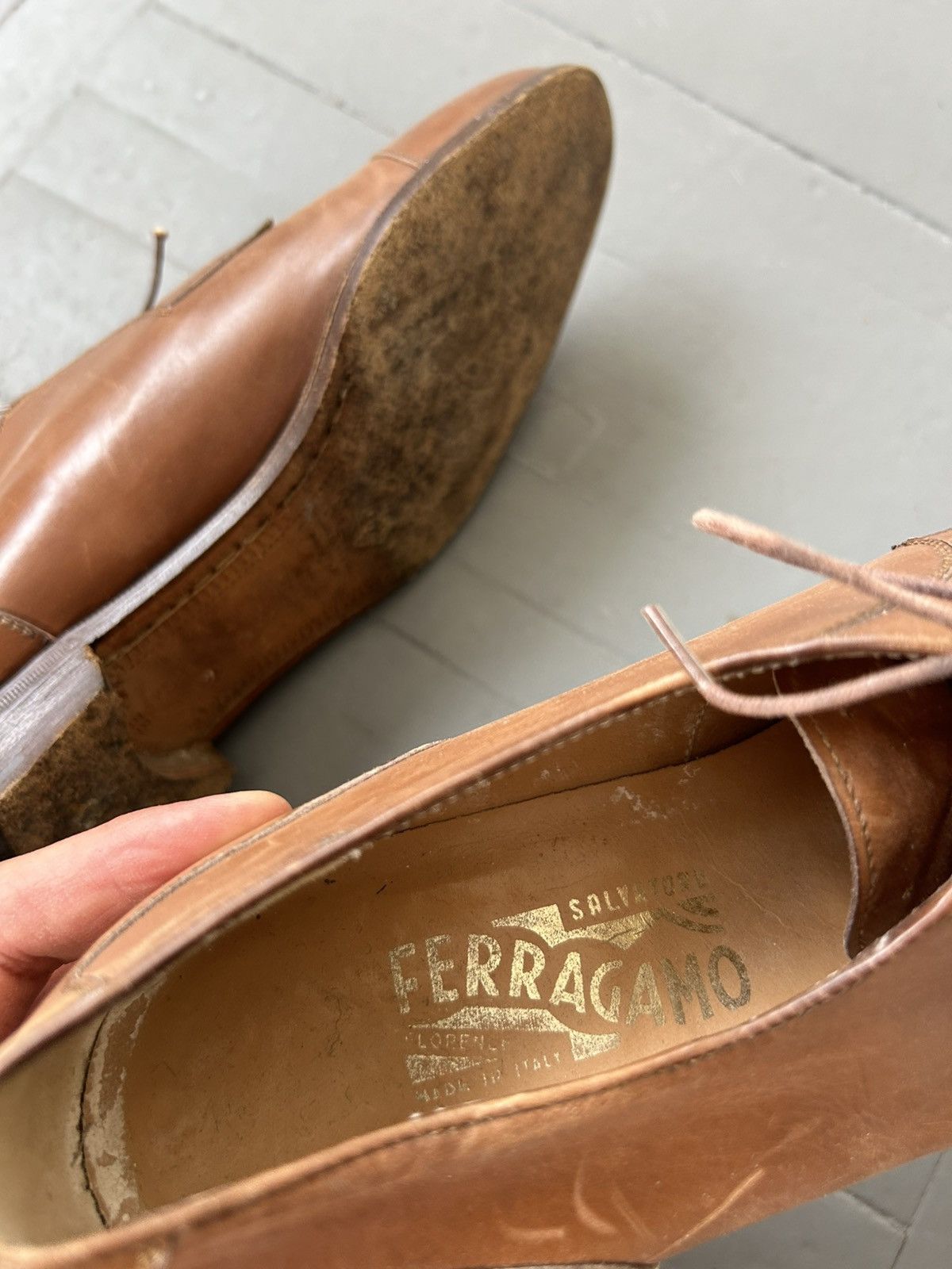 Salvatore Ferragamo Salvatore Ferragamo leather shoes Size US 9.5 / EU 42-43 - 5 Thumbnail