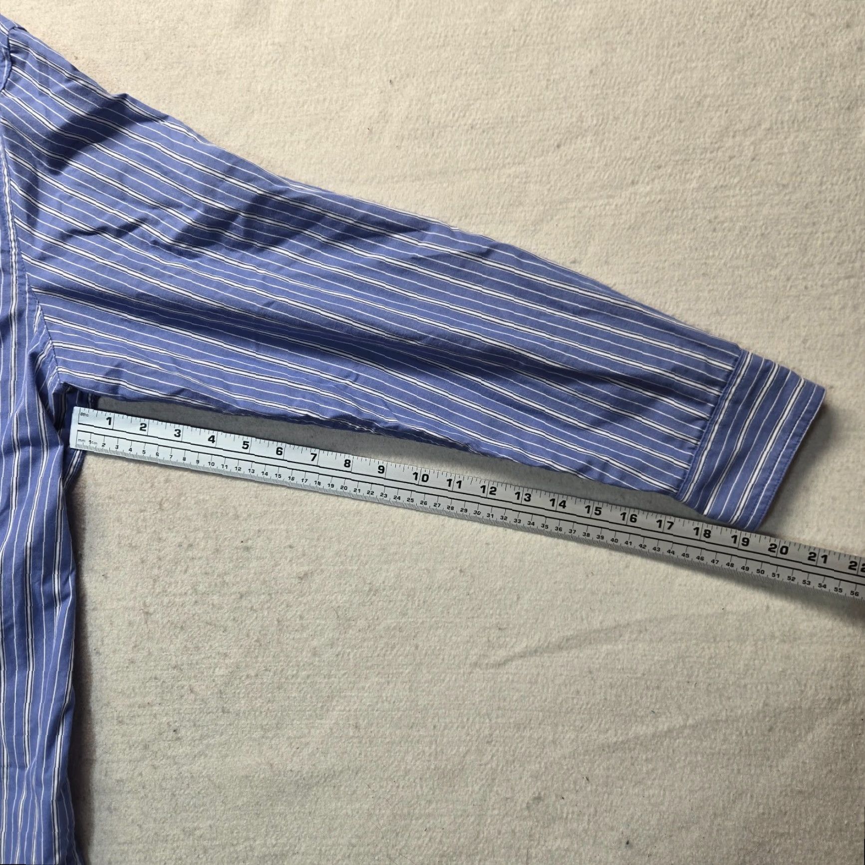 Chaps CHAPS Blue Long Sleeve Button-Up Shirt Adult Men's Large Size US L / EU 52-54 / 3 - 5 Thumbnail