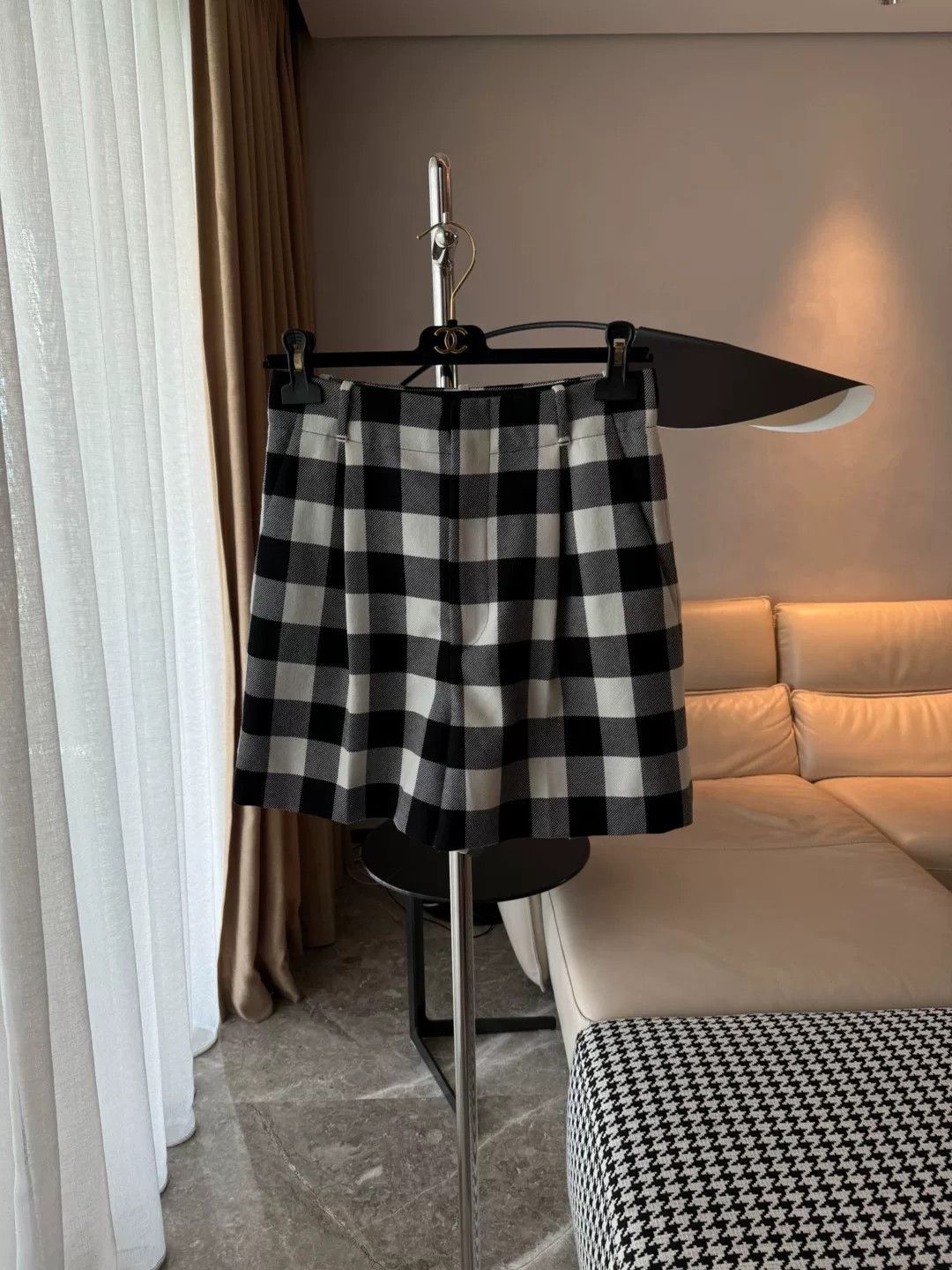 Dior Dior Checkered Shorts for Women Size 34" / US 12 / IT 48 - 1 Thumbnail