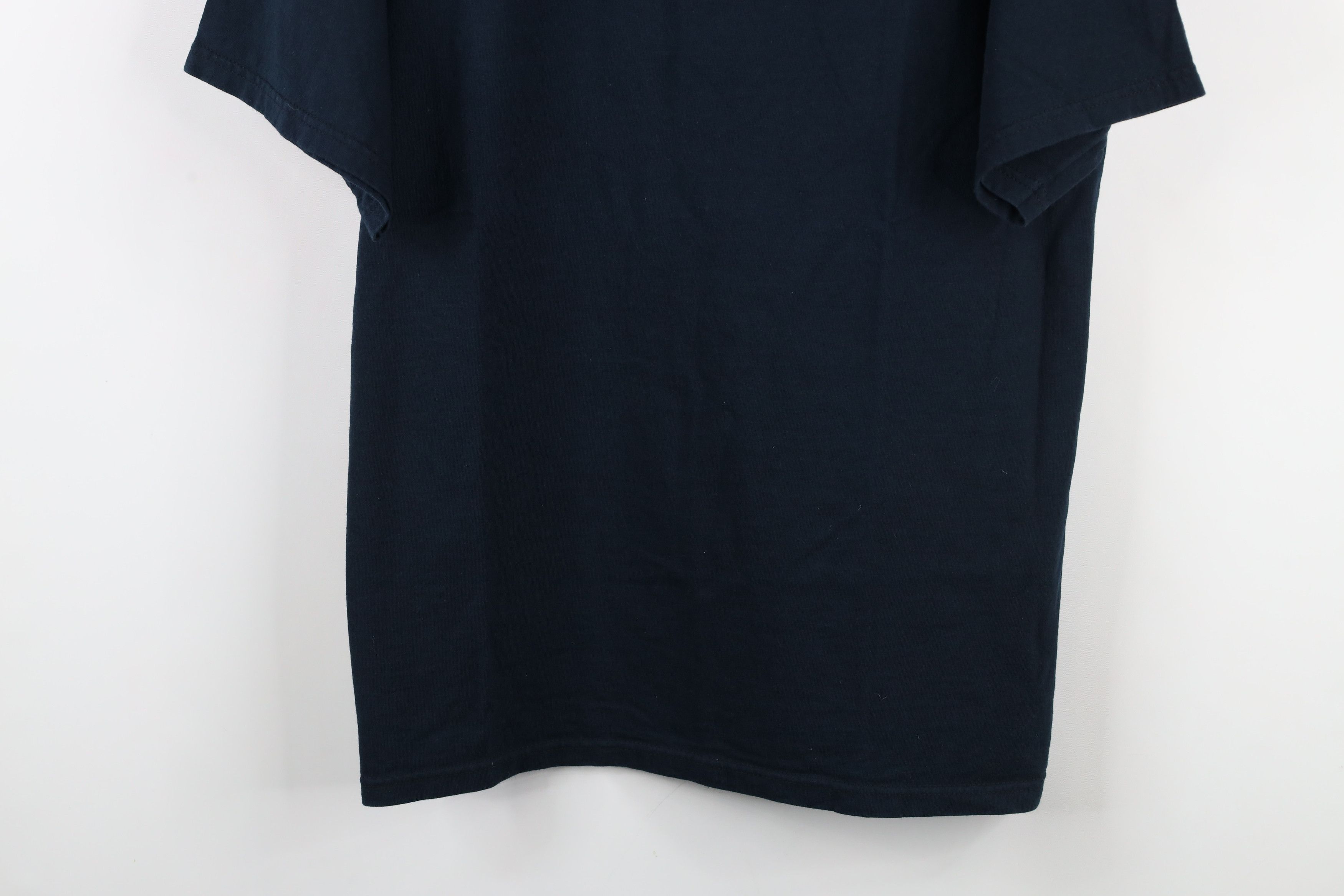 Vintage Vintage 90s Y2K Streetwear Blank Heavy Cotton T-Shirt Black Size US L / EU 52-54 / 3 - 3 Thumbnail