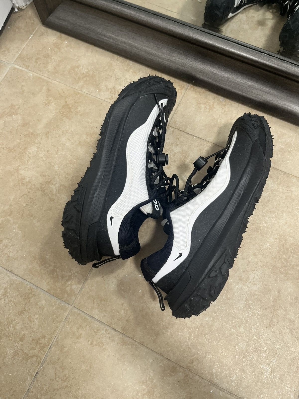 Comme des Garcons × Nike Nike x Comme Des Garçons Plus Acg Mountain Fly 2 Low black Size US 6 / EU 39 - 3 Thumbnail