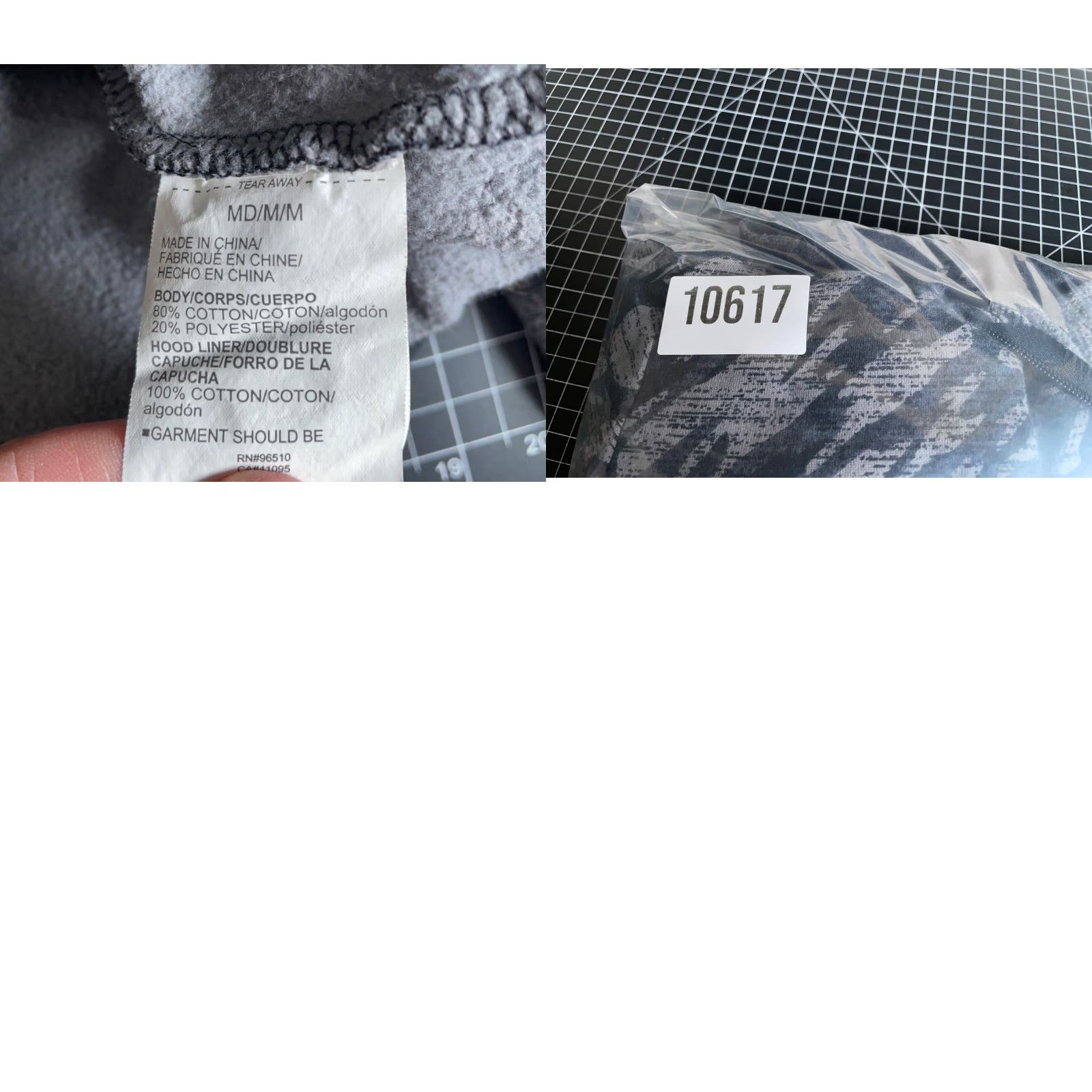 Under Armour Under Armour Camouflage Full Zip Hoodie Mens Medium Gray Cotton-Polyester Fleece Regular Loose Fit Sweatshirt Size US M / EU 48-50 / 2 - 9 Thumbnail