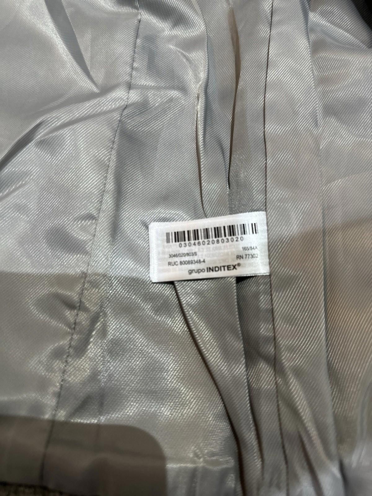 Zara ZARA Grey Bomber Jacket Size S Size S / US 4 / IT 40 - 6 Thumbnail