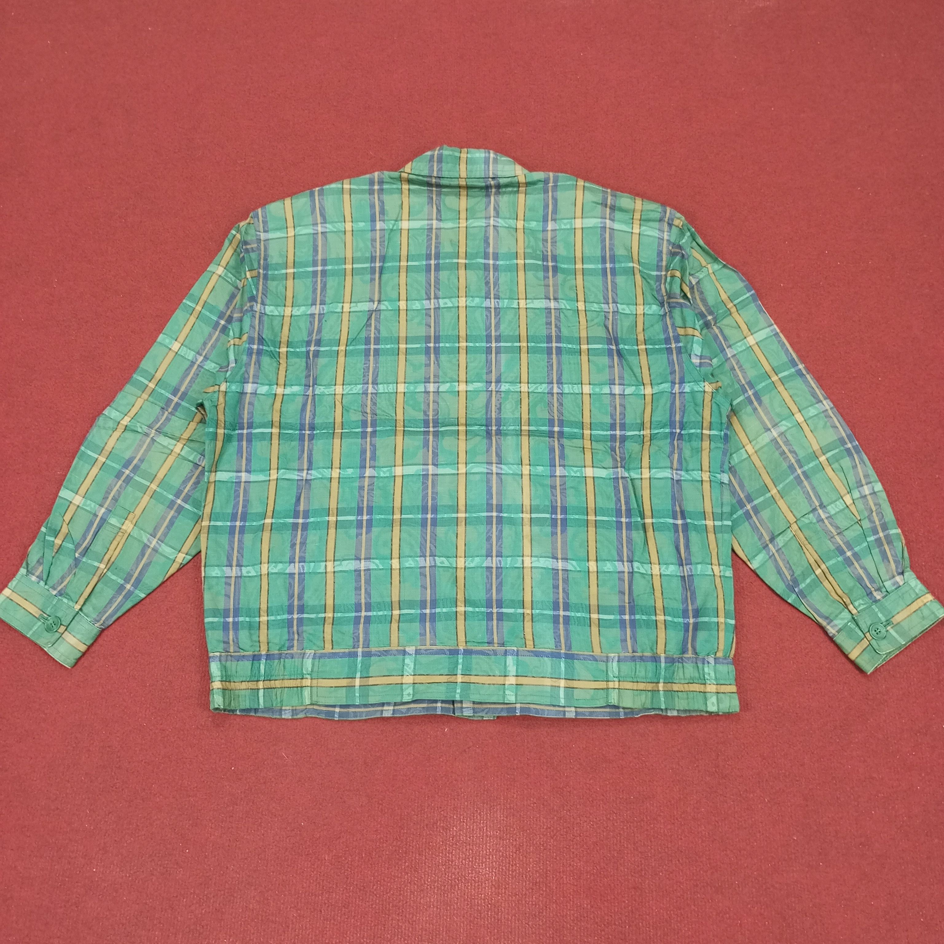 Vintage × Yves Saint Laurent Yves Saint Laurent Small Logo Design Jacket Size US XL / EU 56 / 4 - 3 Thumbnail