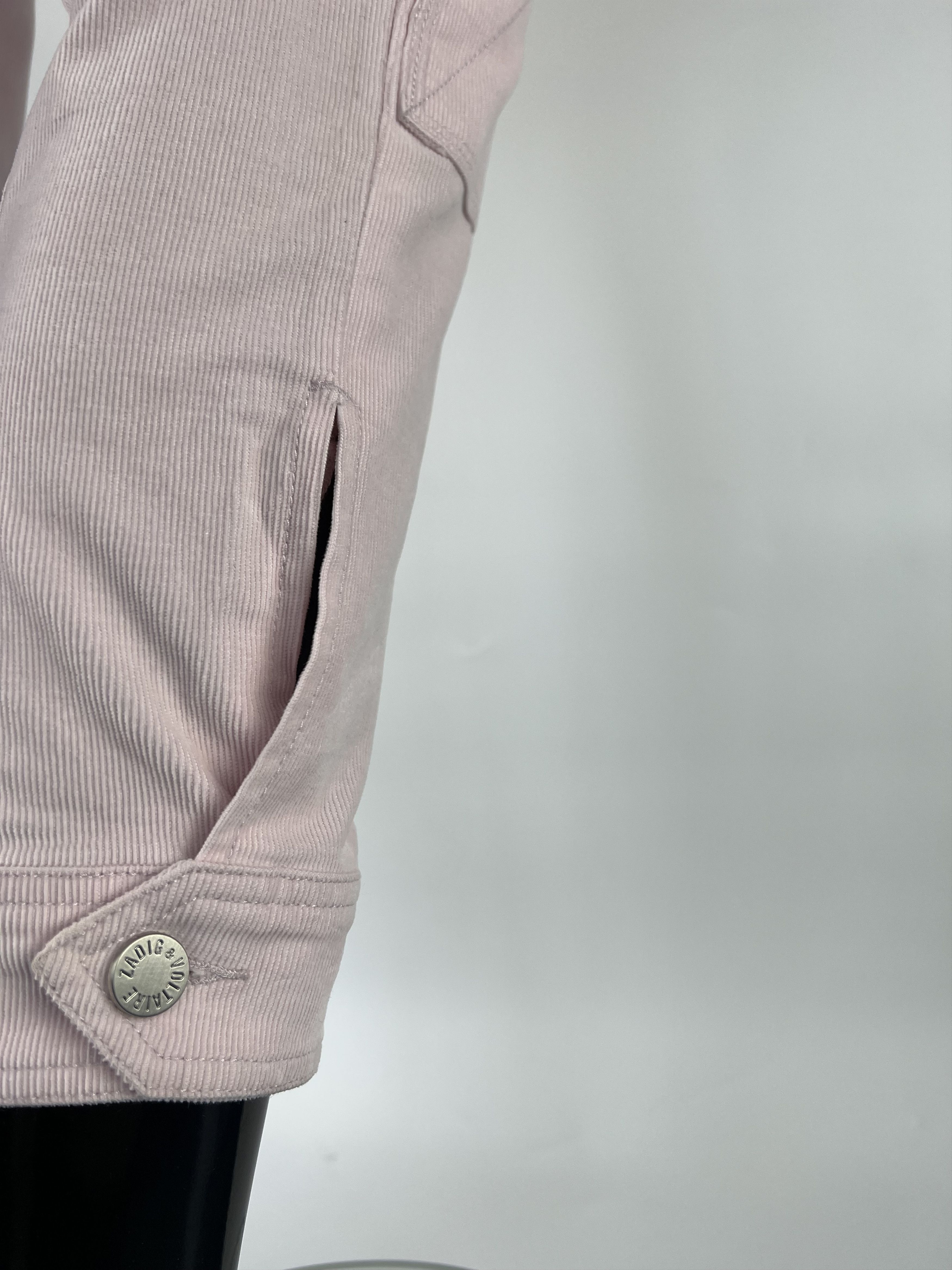 Zadig & Voltaire Zadig & Voltaire Women's Pink Corduroy Velours Pants Size 36 Size 27" / US 4 / IT 40 - 7 Thumbnail