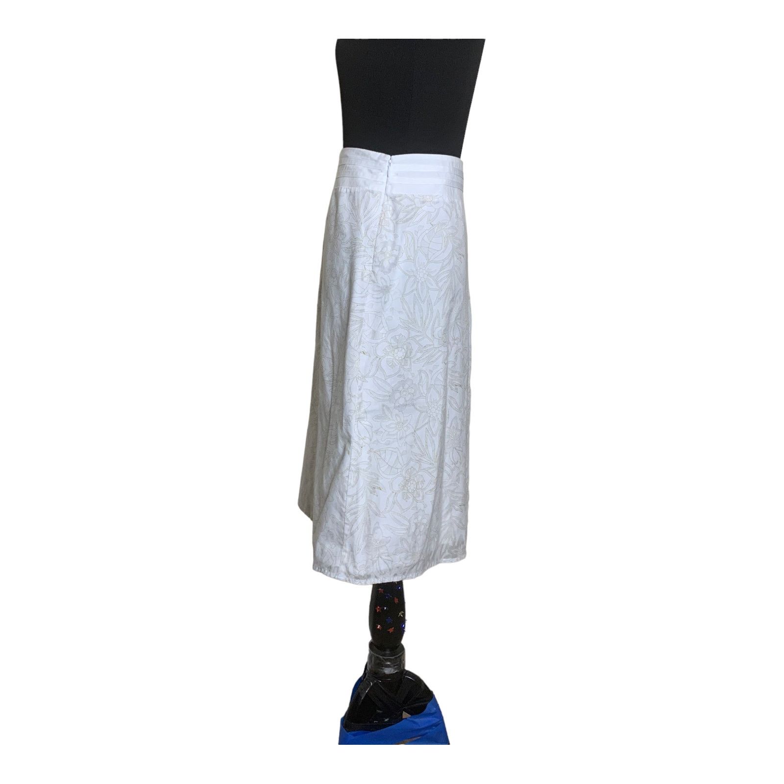 Croft & Barrow Croft & Barrow floral A lined lined midi skirt size size 12 Size 34" / US 12 / IT 48 - 2 Thumbnail