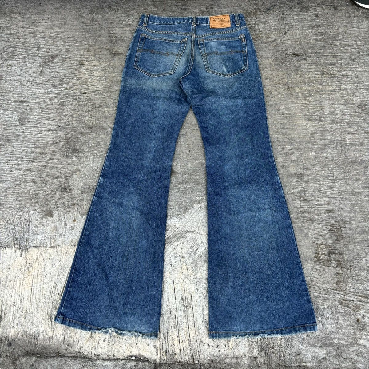 If Six Was Nine × Japanese Brand × Le Grande Bleu (L.G.B.) Gorrila Flare vintage blue seawash bootcut jeans Size US 30 / EU 46 - 5 Thumbnail