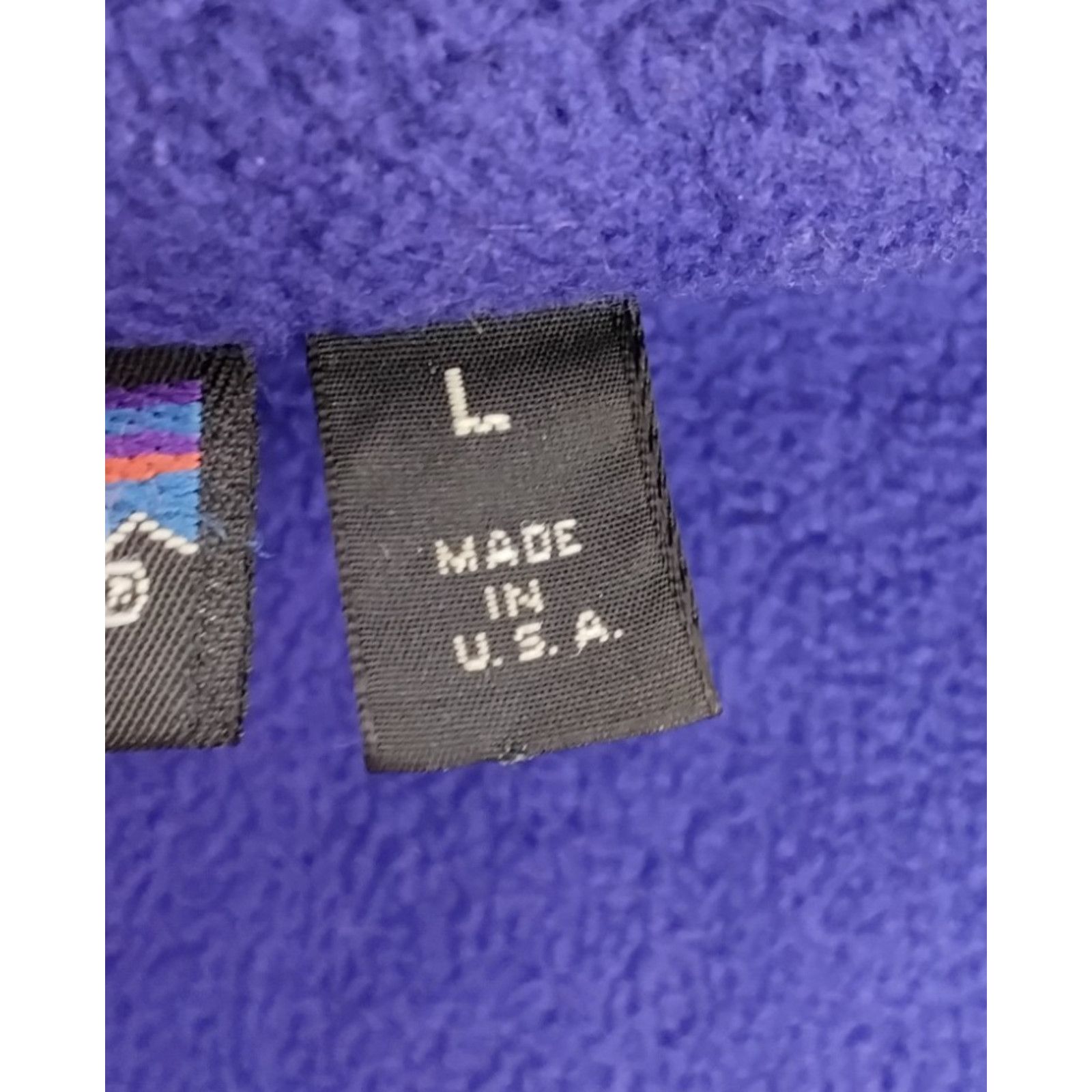Patagonia Patagonia Fleece Jacket Men's L Purple Vintage 1990s USA Size US L / EU 52-54 / 3 - 8 Thumbnail