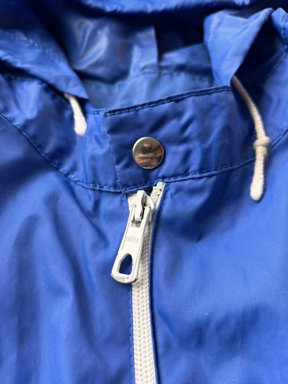 Adidas × Vintage Vintage Adidas Windbreaker Ventex Hooded 3 Stripe Track Jack Size US S / EU 44-46 / 1 - 5 Thumbnail