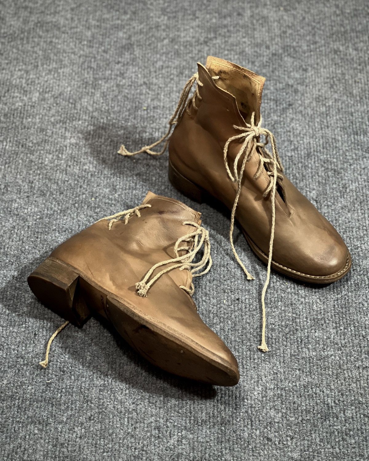 Cherevichkiotvichki Cherevichkiotvichki one piece lace up ankle boot Size US 8 / IT 38 - 4 Thumbnail