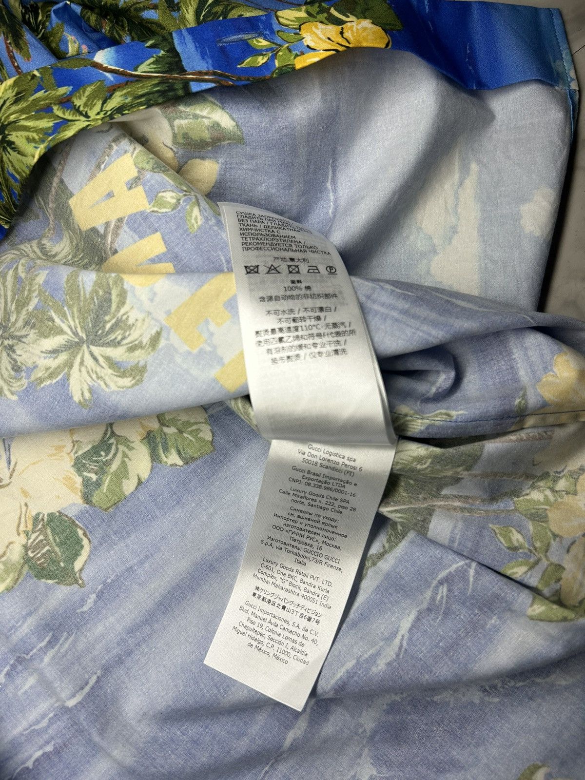 Gucci Gucci Floral Hawaii button shirt Size US XL / EU 56 / 4 - 8 Thumbnail
