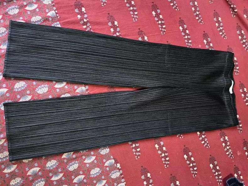 Issey Miyake issey miyake size：4 black pants 2506-Nextarrow Size US 26 / EU 42 - 2 Thumbnail