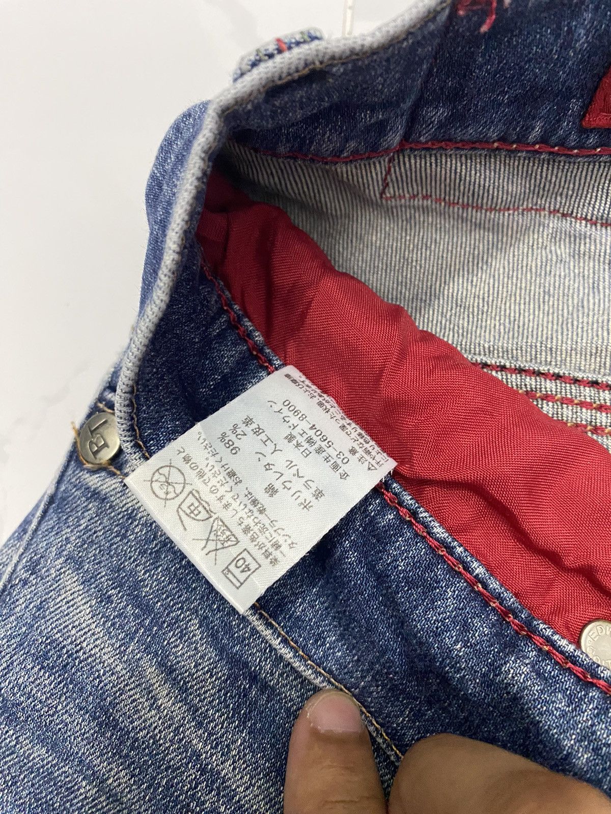 Edwin EDWIN BLUE TRIP DISTRESSED DENIM JEANS UNDERCOVER STYLE Size US 34 / EU 50 - 9 Thumbnail