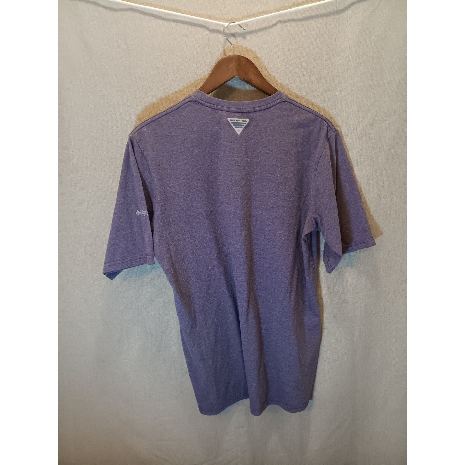 Columbia Men’s Columbia PFG Medium T-Shirt Purple Lightweight Size US M / EU 48-50 / 2 - 2 Thumbnail