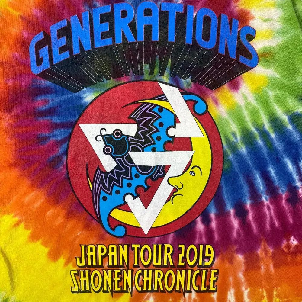Band Tees GENERATIONS Japan Tour 2019 Shonen Chronicle Tye Dye Tee Size US M / EU 48-50 / 2 - 2 Thumbnail