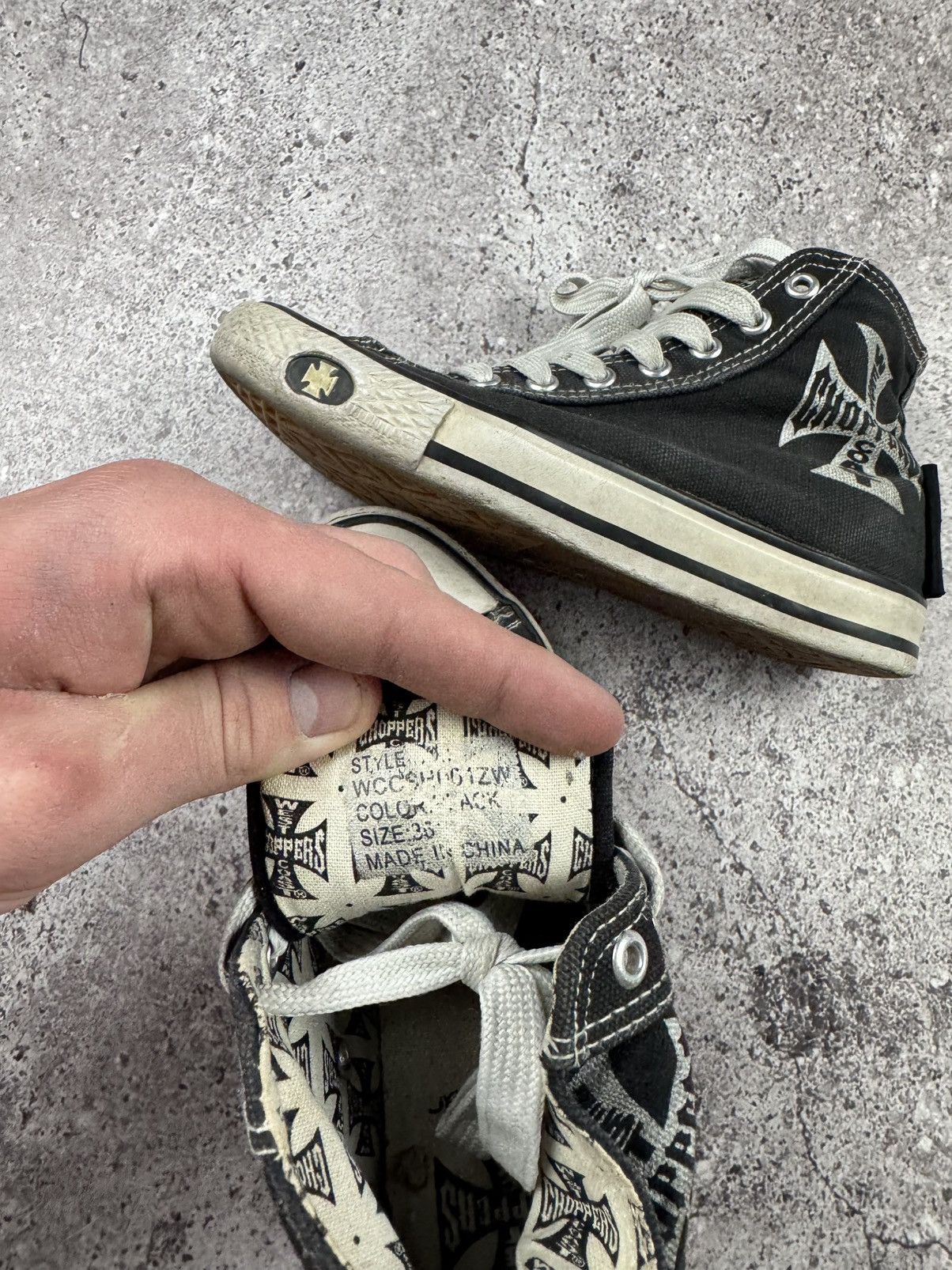 West Coast Choppers Vintage West Coast Choppers Sneakers Shoes y2k 90s Size 36 Size US 4 / IT 34 - 10 Thumbnail