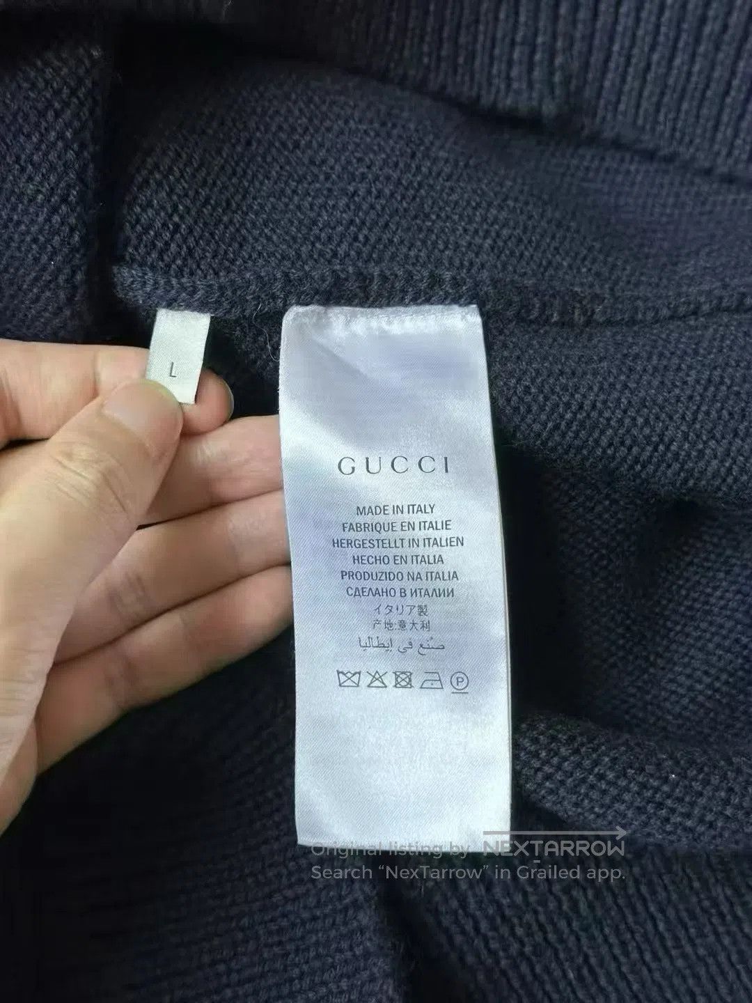 Gucci Guicci Bee Motif Knit Sweater| Size US L / EU 52-54 / 3 - 3 Thumbnail