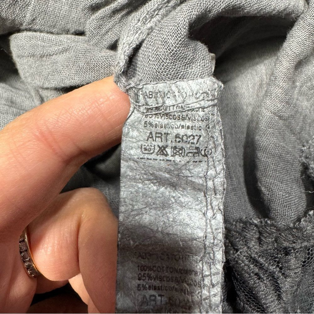 Other MADE IN ITALY Mix Media Grey Midi Dress Size S Size S / US 4 / IT 40 - 7 Thumbnail