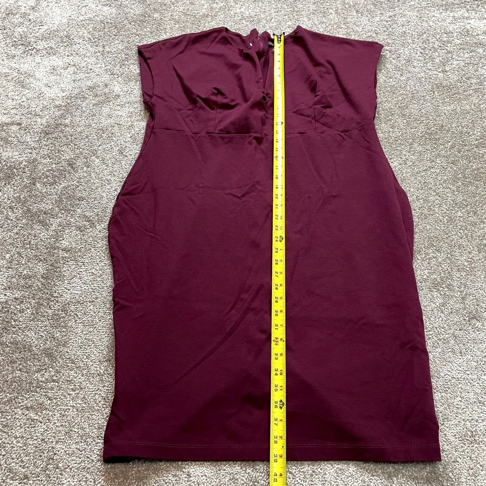Fashion Nova Fashion Nova Shift Dress Womens Plus 3X Purple Midi Sleeveless Nylon Stretch Dress Size XXL / US 16-18 / IT 52-54 - 2 Thumbnail