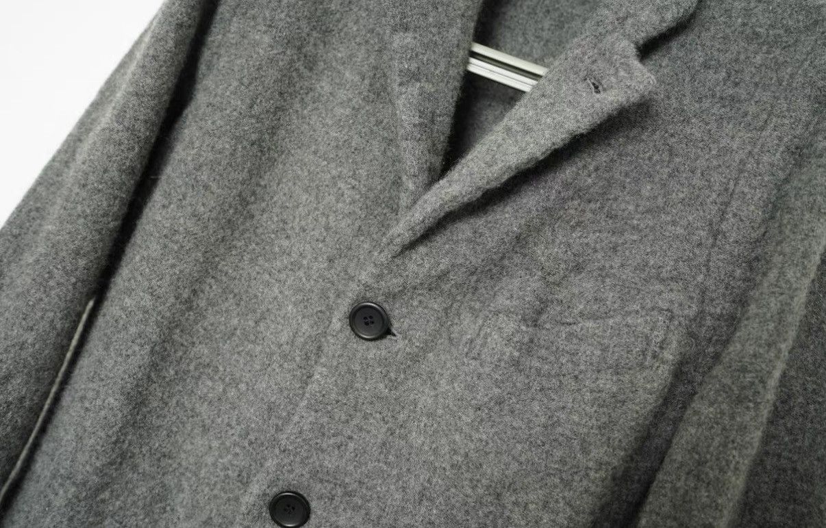 Comme des Garcons Comme des Garçons CDG Wool Artisanal Mid-Length Coat Size US M / EU 48-50 / 2 - 4 Thumbnail