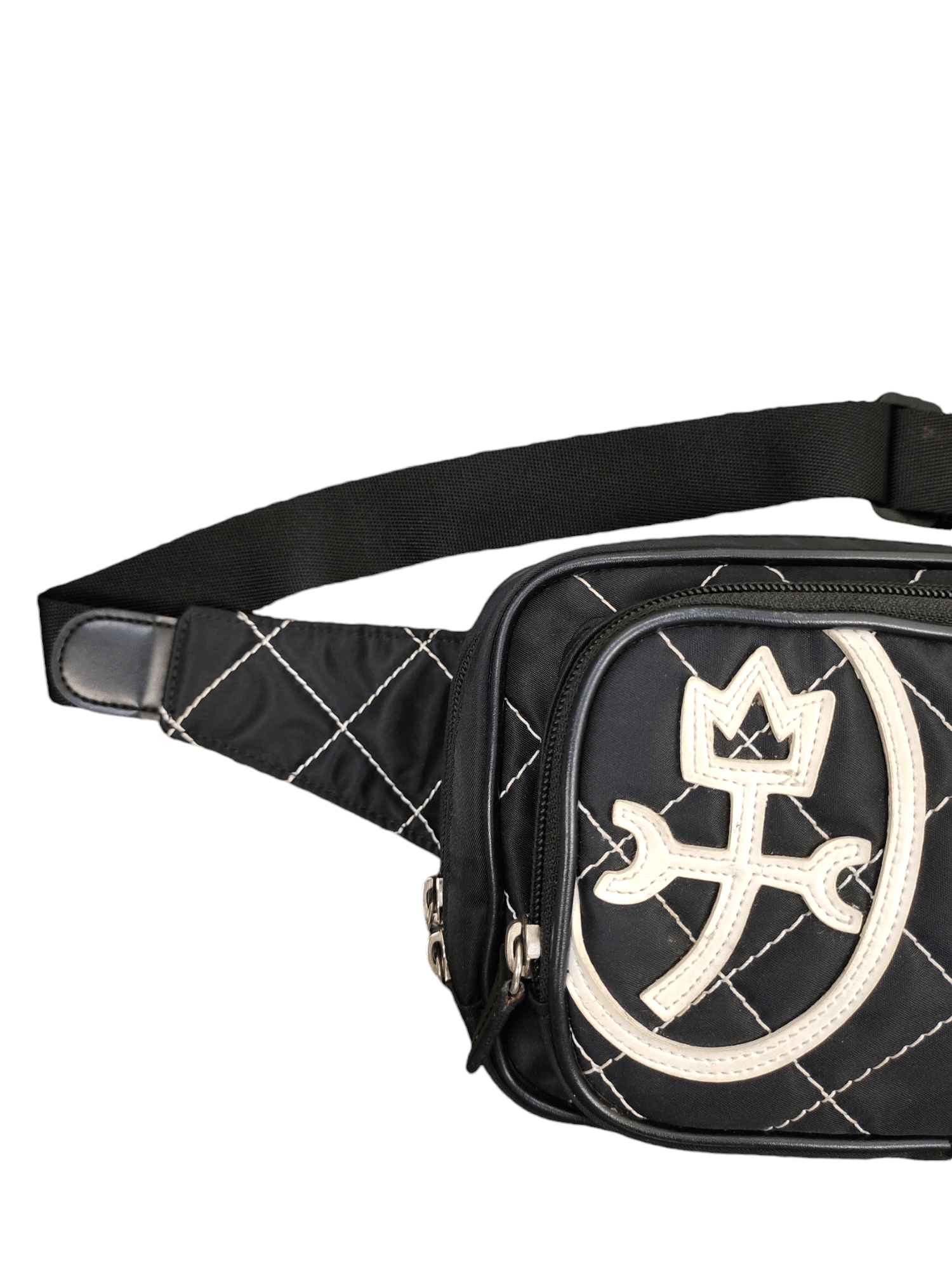 Jean Charles De Castelbajac Vintage Jean Charles De Castelbajac Quilted Crossbody Bag Size ONE SIZE - 9 Thumbnail