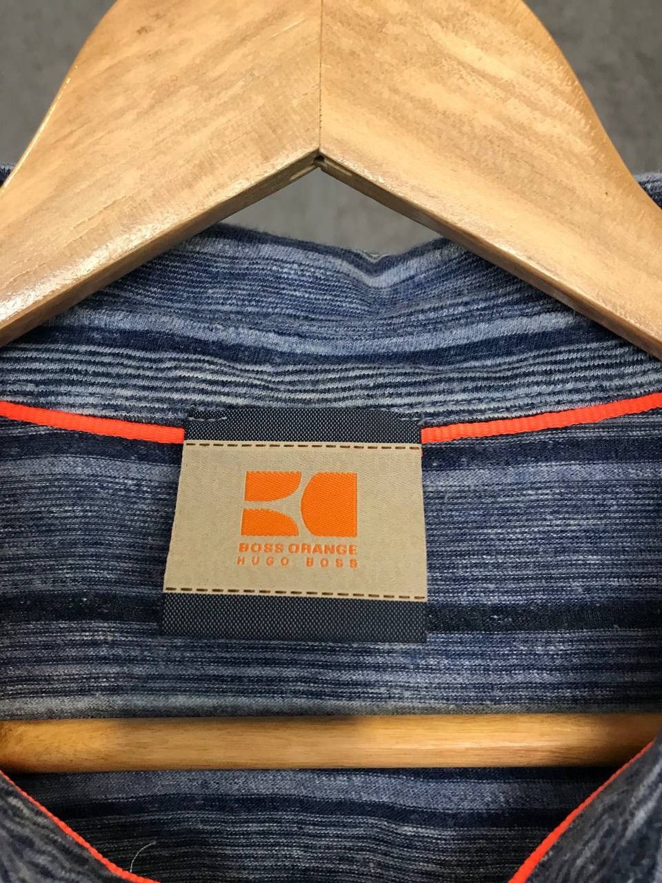 Hugo Boss Hugo Boss Orange designer polo tee Size US XL / EU 56 / 4 - 4 Thumbnail