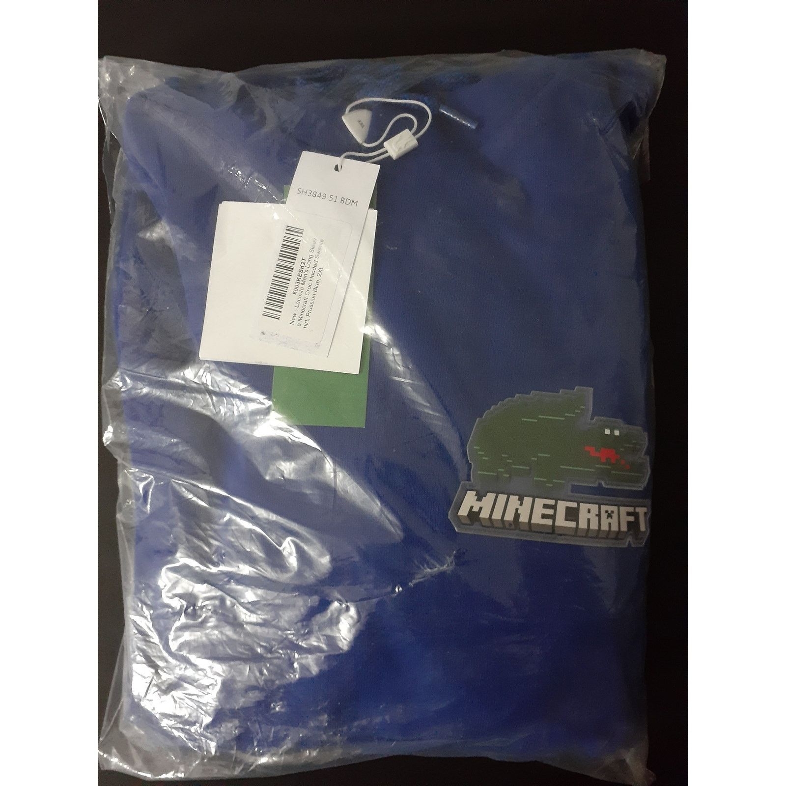 Lacoste Lacoste Men's Long Minecraft Croc Hooded Sweatshirt 2XL Size US XXL / EU 58 / 5 - 2 Thumbnail