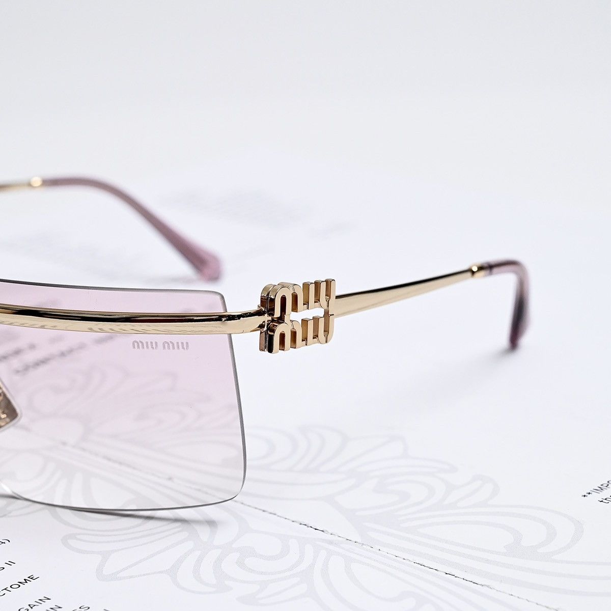 Miu Miu MIU MIU 0MU 50ZS SUNGLASSES Size ONE SIZE - 3 Thumbnail