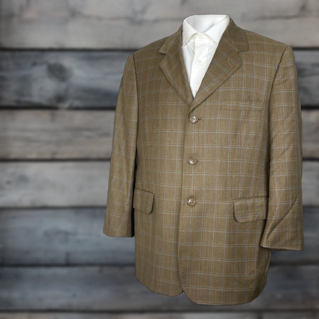 Vintage Giovanni Bespoke Men's Sport Coat Blazer 42S Multicolor