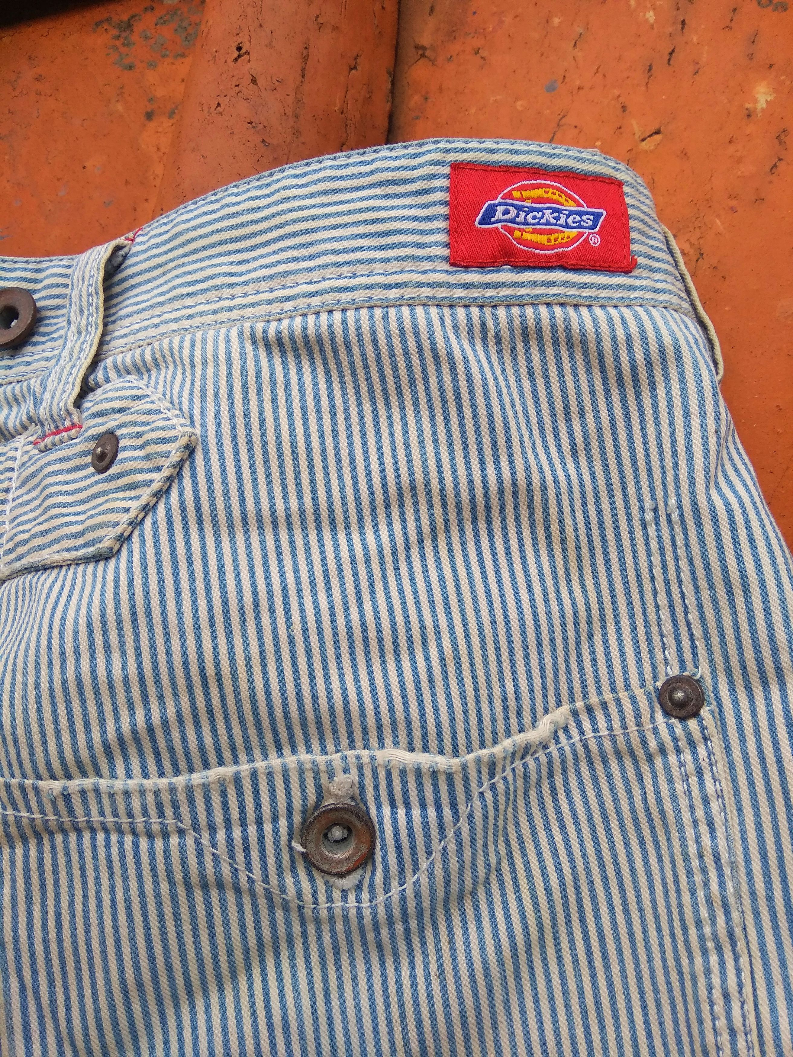 Dickies Vintage Dickies carpenter worker hickory stripe Size US 35 - 2 Thumbnail